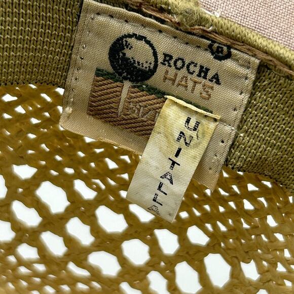 VINTAGE ROCHA HATS UNITALLA MENS SIZE XL WESTEN COWBOY HAT TAN - Picture 9 of 10